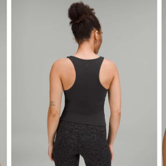 Lululemon Instill Racerback Tank Top Size 18 Black - Picture 1 of 7